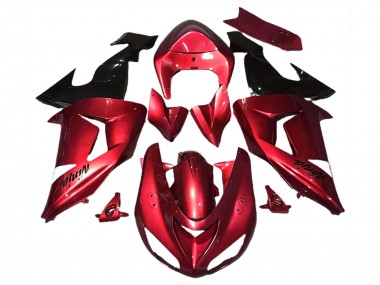 2006-2007 Gloss Red Kawasaki ZX10R Motorcycle Fairing