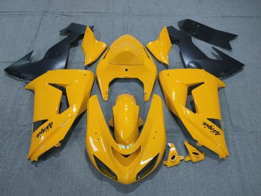 2006-2007 Pearl Yellow Kawasaki ZX10R Motorcycle Fairing