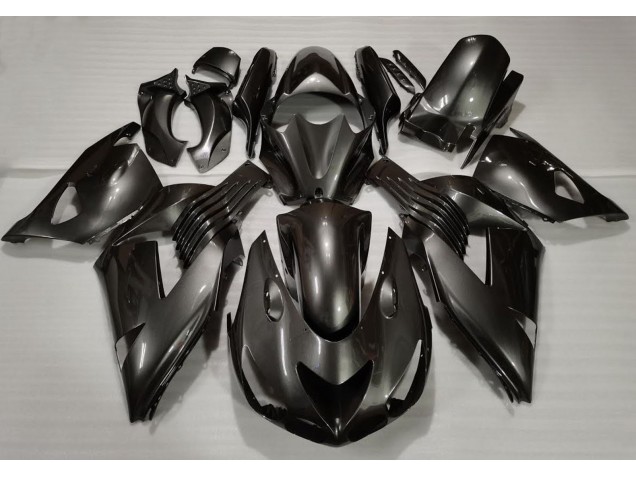 2006-2011 Graphite Kawasaki ZX14R Motorcycle Fairing