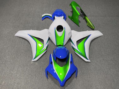 2008-2011 Gloss Green and Blue Honda CBR1000RR Motorcycle Fairing