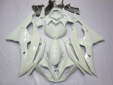 2008-2016 Full Gloss White Yamaha R6 Motorcycle Fairing