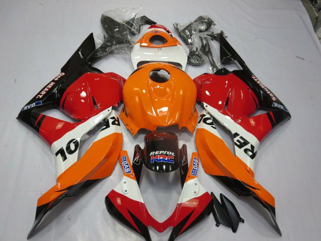 2009-2012 Classic Repsol Style 2 Honda CBR600RR Motorcycle Fairing