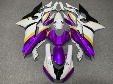 2009-2012 Matte Black and Gold Star Honda CBR600RR Motorcycle Fairing