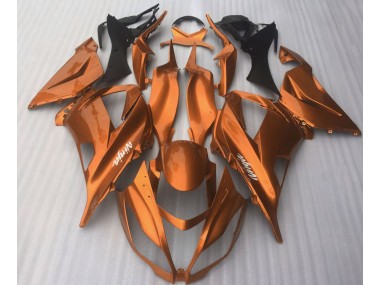 2016-2019 Candy Orange Gloss Kawasaki ZX10R Motorcycle Fairing
