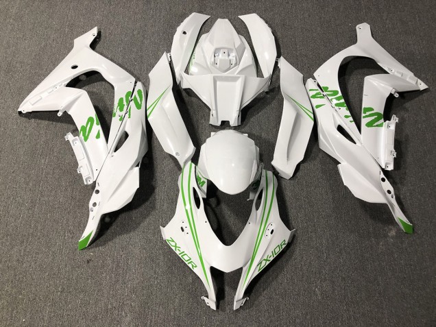 2016-2019 Pearl Green White Kawi Kawasaki ZX10R Motorcycle Fairing